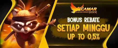 VIP Cashback Mingguan 5% promotion banner